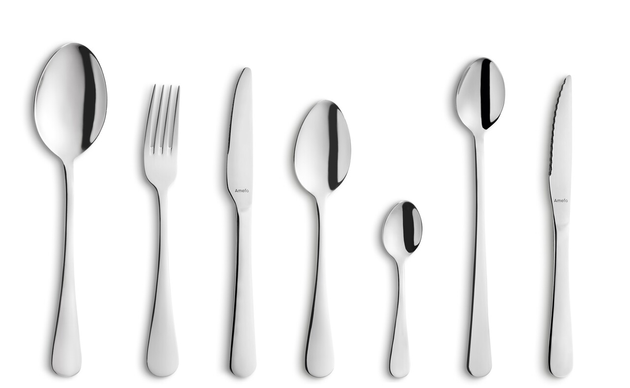 Set tacamuri pentru 6 persoane, 42 piese, Amefa, Rome, inox 18/0 - imagine 5